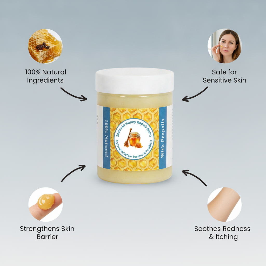 Honey Repair Balm - Natural Relief for Eczema & Psoriasis