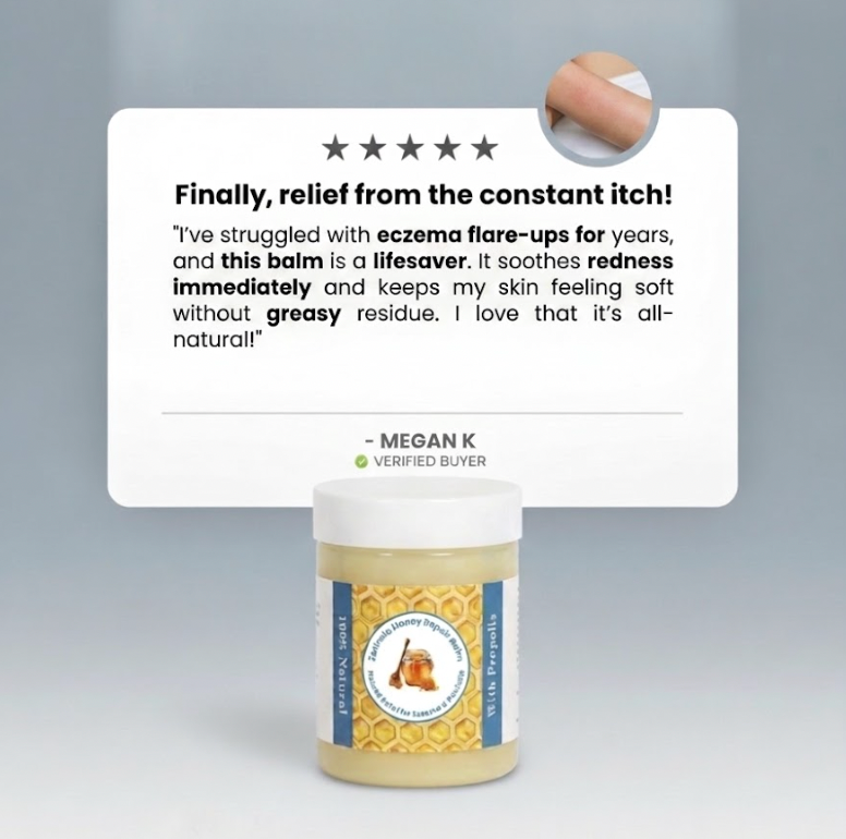 Honey Repair Balm - Natural Relief for Eczema & Psoriasis